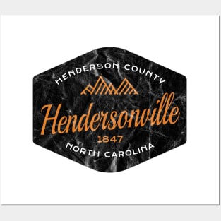 Mountain Towns of North Carolina - Hendersonville, NC Posters and Art